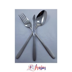 سرویس قاشق و چنگال 24 نفره 120 پارچه یونیک طرح دونای مات